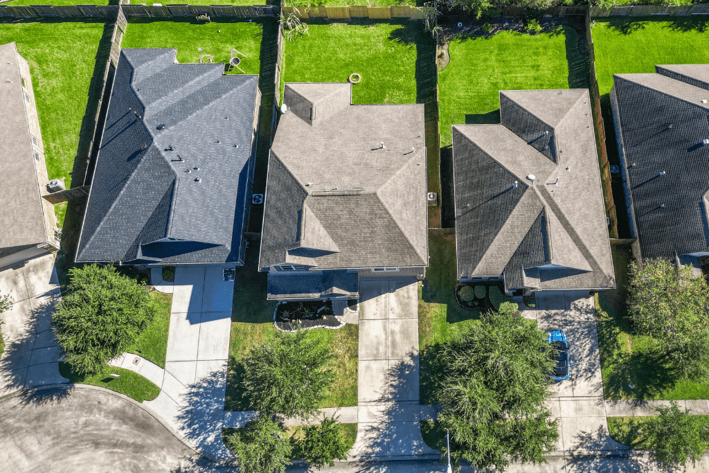 Professional drone photography of a Cypress, Texas property